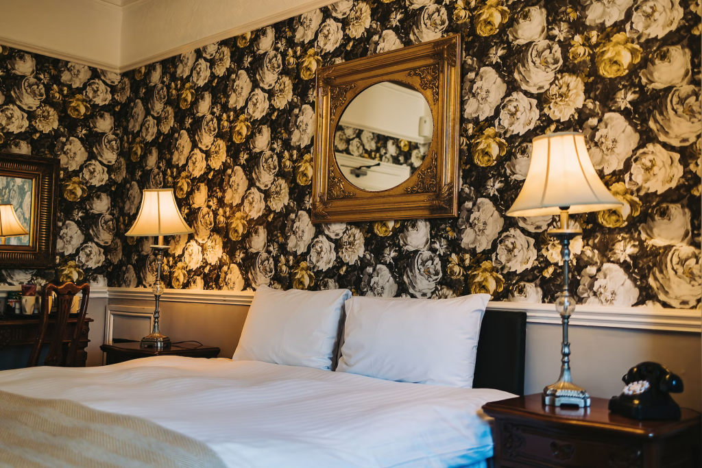 Beautiful rooms at the Brook Hall Hotel